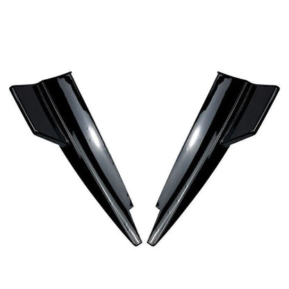 Black Rear Bumper Splitter Side Vent Kit For Mercedes Benz CLA-Class C117 13-19