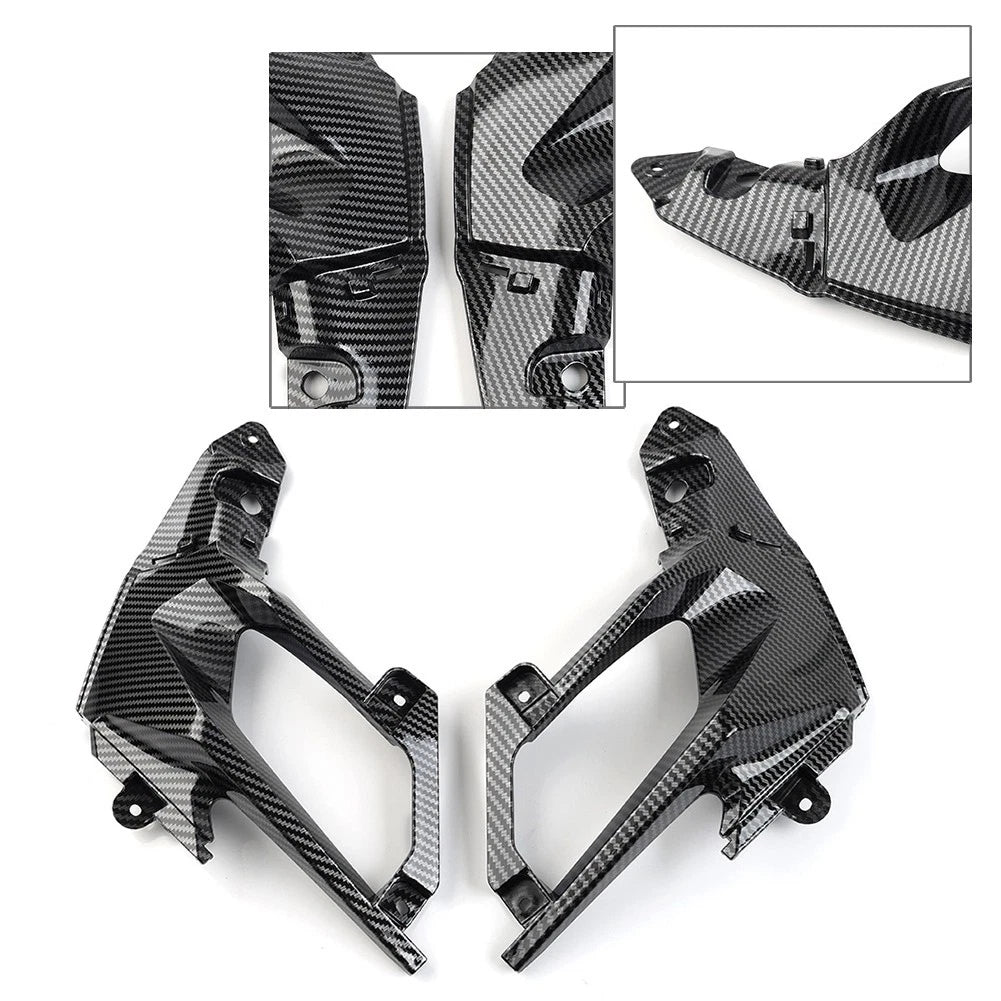 Carbon Fiber Gas Tank Air Intake Vent Fairing For Kawasaki Ninja 400 2018-2022