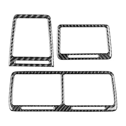 3x Carbon Look Interior Air Vent Outlet Cover Trim For Dodge Challenger 08-14 US