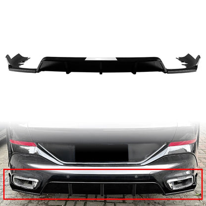 Glossy Black Rear Bumper Splitter Spoiler Lip For BMW X6 G06 M Sport 2019-2024