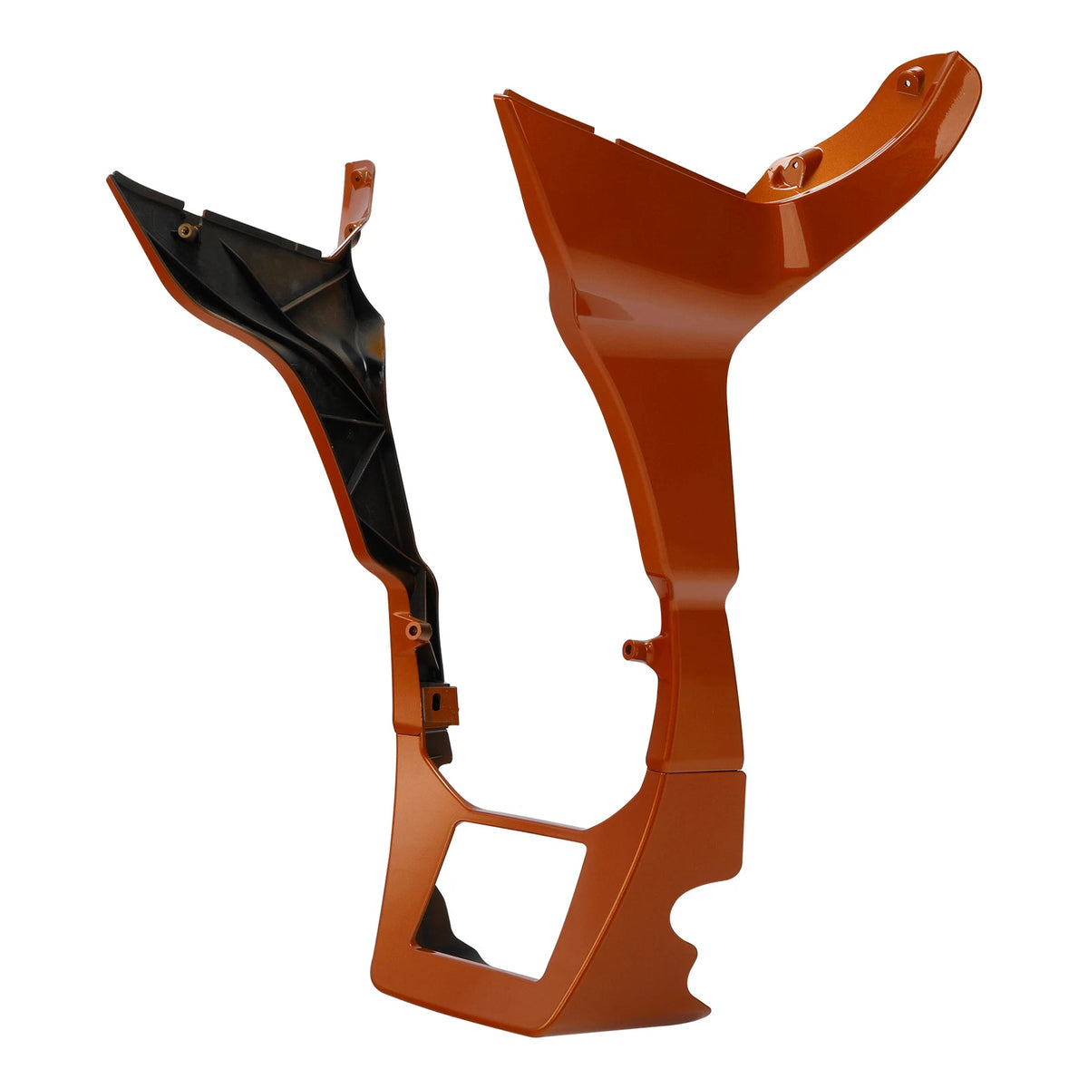 Side Fairing Chin Spoiler Cover For Harley Road Glide FLTR 17-Up Amber Whiskey