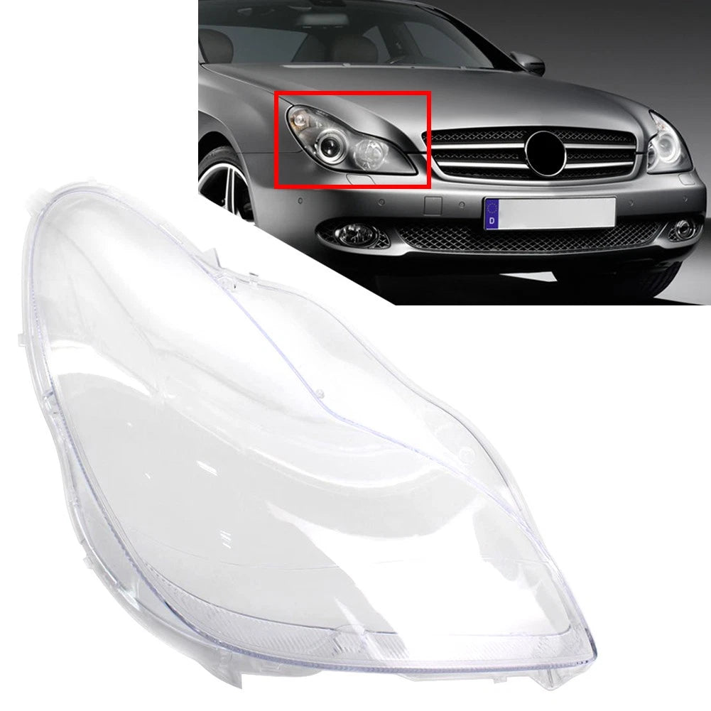 Right Car Front Headlight Lens Cover For Mercedes Benz W219 CLS350 CLS500 06-11