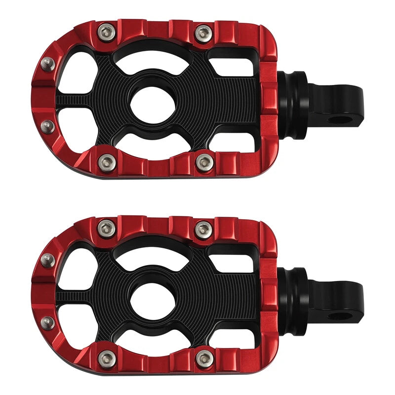 10mm Passenger Foot Pegs Footrest Fit For Harley Touring Street Road Glide King
