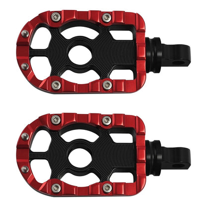 10mm Passenger Foot Pegs Footrest Fit For Harley Touring Street Road Glide King