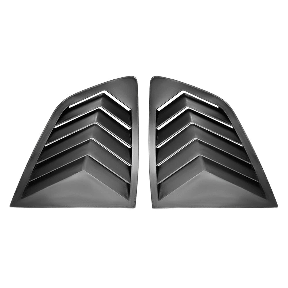 Glossy Black Rear Window Louver Shutter Cover Trim For BMW X3 IX3 G01 2018-2024
