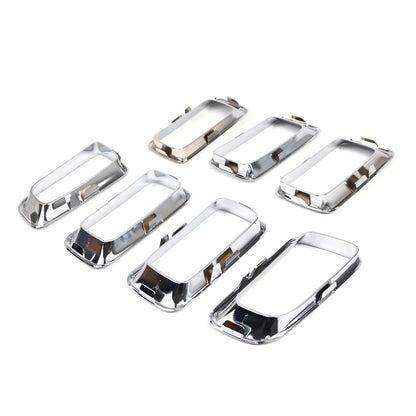 Front Grille Insert Cover Frame Grille Molding Chrome For Jeep Compass 2011-2017