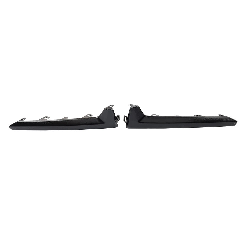 1 Pair Trim Fog Light Molding Trim Glossy Black For Subaru Forester 2017-2018