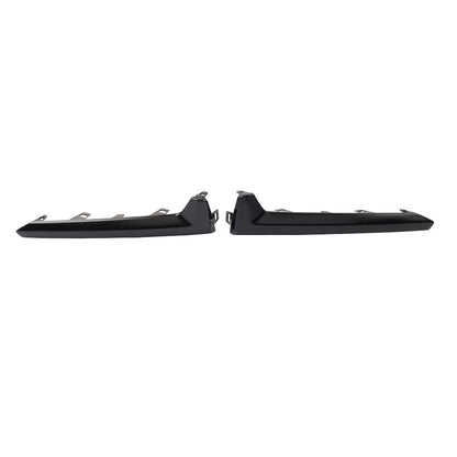 1 Pair Trim Fog Light Molding Trim Glossy Black For Subaru Forester 2017-2018