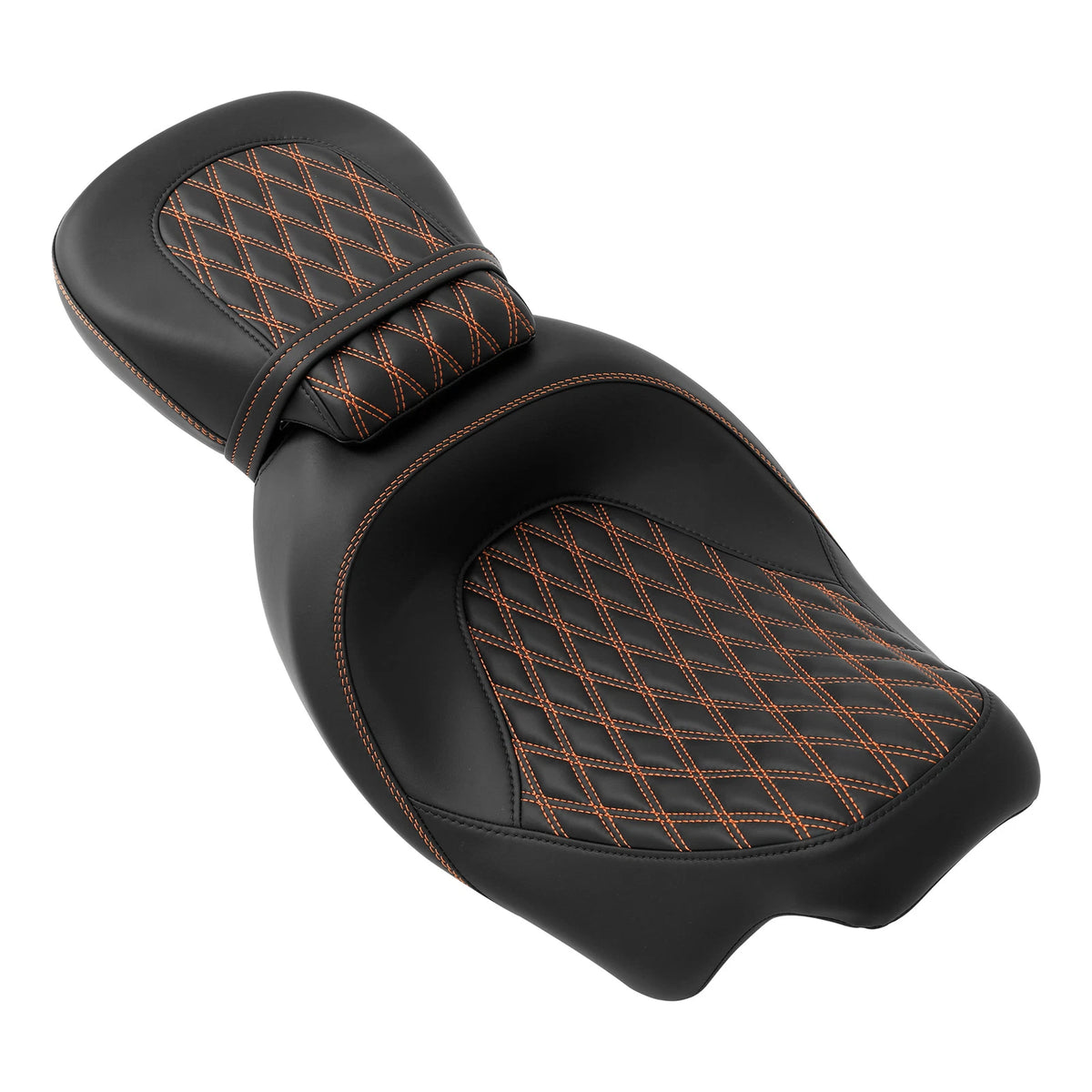 Rider Passenger Pillion Seat Fit For Harley Touring Street Glide 09-23 22 Black