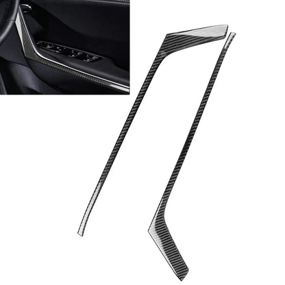 Interior Door Armrest Pusher Handle Cover Trim For Kia Stinger 2018-2023 Black