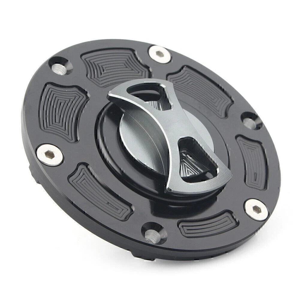 1x Titanium Fuel Gas Tank Cap Aluminum For Kawasaki Ninja 250R EX250 EX300 13-14