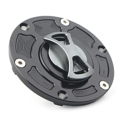 1x Titanium Fuel Gas Tank Cap Aluminum For Kawasaki Ninja 250R EX250 EX300 13-14