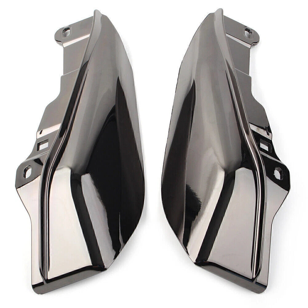 2PCS Heat Shield Mid-Frame Air Deflector Trim For Harley Street Glide 2009-2016