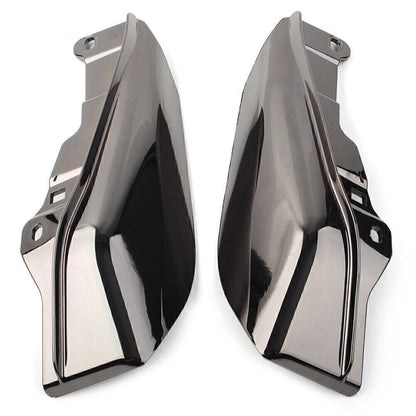 2PCS Heat Shield Mid-Frame Air Deflector Trim For Harley Street Glide 2009-2016