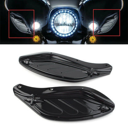 Side Wing Windshield Air Deflector Fit Harley Touring FLHR FLHT CVO 96-13 ab