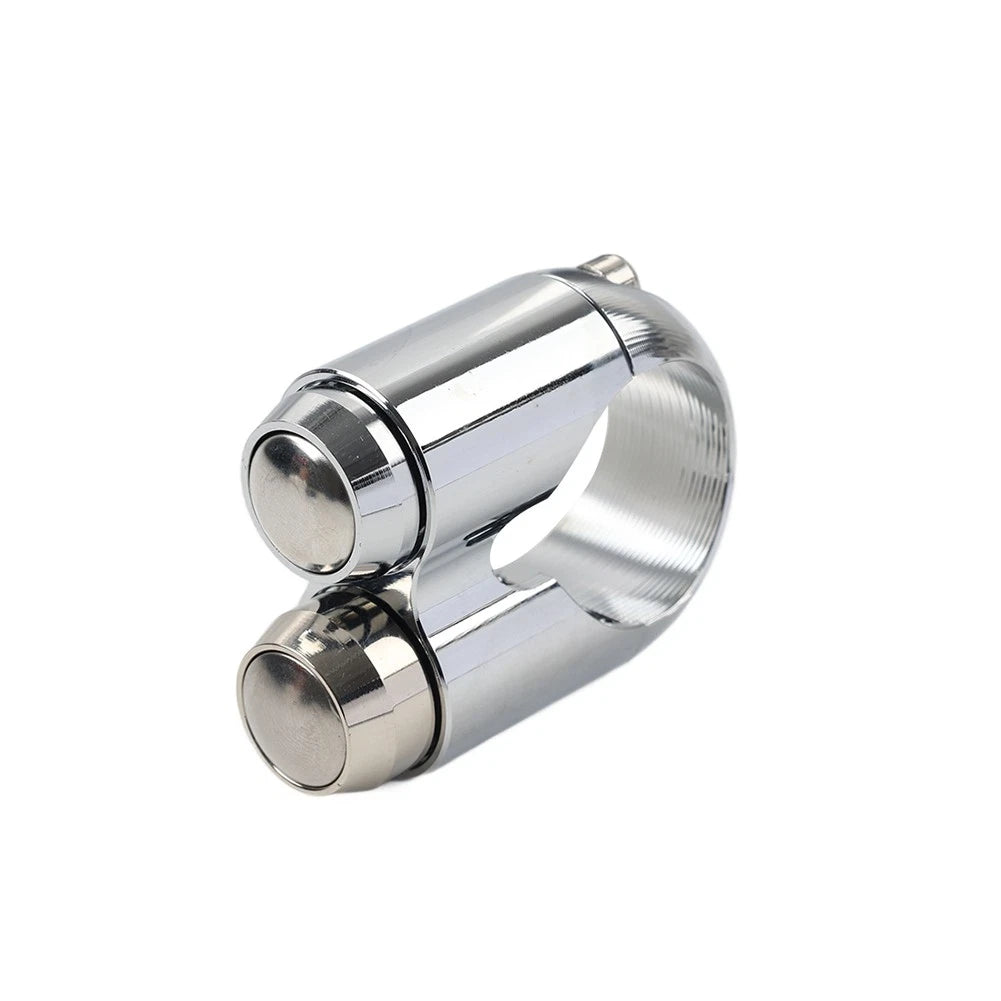 1" Handlebar Switch 2 Button Horn Light Control For Harley Dyna Chopper Chopper