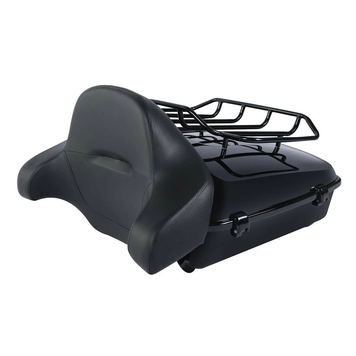 Chopped Trunk Backrest Rack Base Plate Fit For Harley Street Road Glide 2014-Up