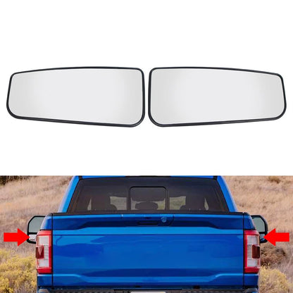 1 Pair Towing Mirror Glass Lower Mirror Glass For Ford F150 F250 F350 F450 F550