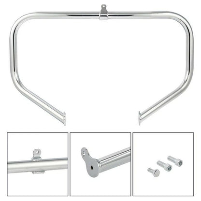 Highway Engine Guard Crash Bar Footpegs Fit For Harley Street Road Glide 09-24
