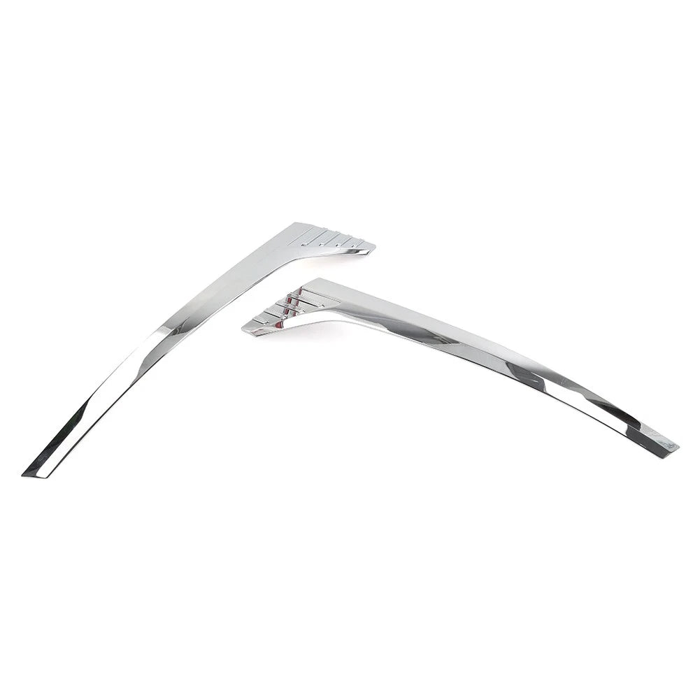 Headlight Lamp Light Trim ABS Chrome Fit for Toyota Voxy R80 2018 2019 2020 2pcs