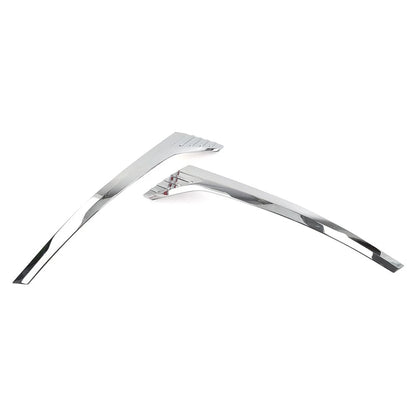 Headlight Lamp Light Trim ABS Chrome Fit for Toyota Voxy R80 2018 2019 2020 2pcs