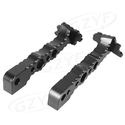2 x Rear Foot pegs Footrests Black Fit Suzuki Hayabusa GSX1300R 2008-2017 Motor