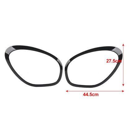 Headlight Ring Bezel Trim Surround Cover For BMW Mini Cooper R60 Countryman Pair