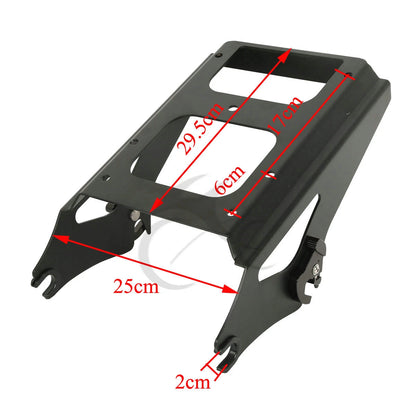Razor Trunk W/ Pad Mount Rack Fit For Harley Electra Road Glide 2009-2013