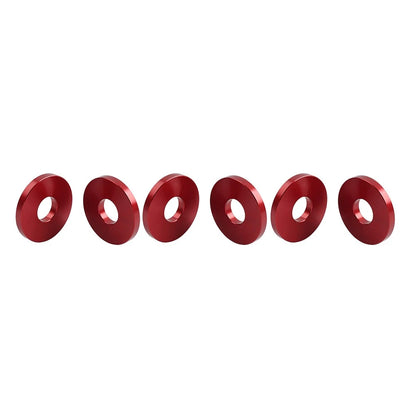 6X Engine Saddlebag Crash Bar Decorative Spacer Ring For Harley Softail Red