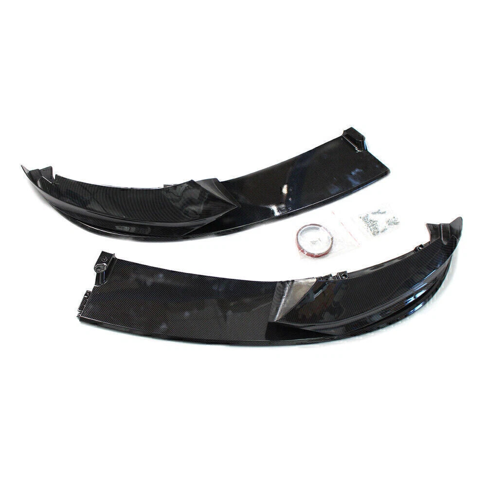 Front Bumper Lip Carbon Fiber Fit for BMW F32 F33 F36 4 Series M Sport 2014-20