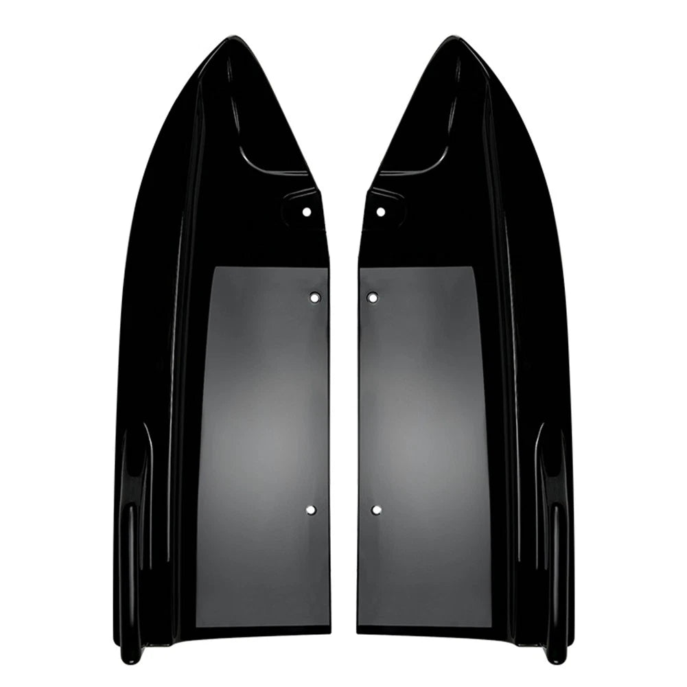 Glossy Black Rear Lip Wrap Angle Corner Spoiler For BMW X5 G05 M Sport 2019-2023