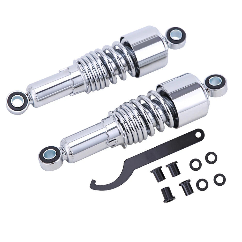 Pair 10.5'' 267mm Rear Shock Absorber For Harley Sportster 883 1200 Dyna Set