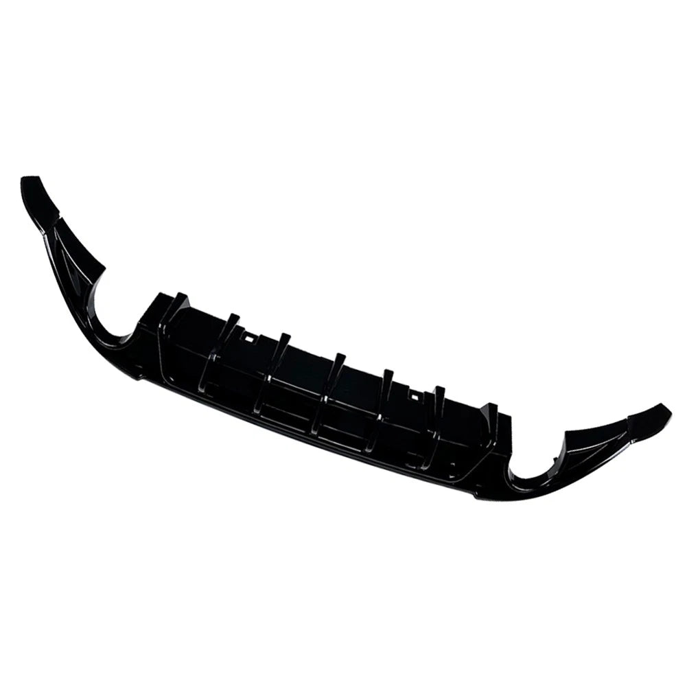 Rear Bumper Protector Spoiler Lip For VW Golf 7 Standard GTD 2014-2017 Black