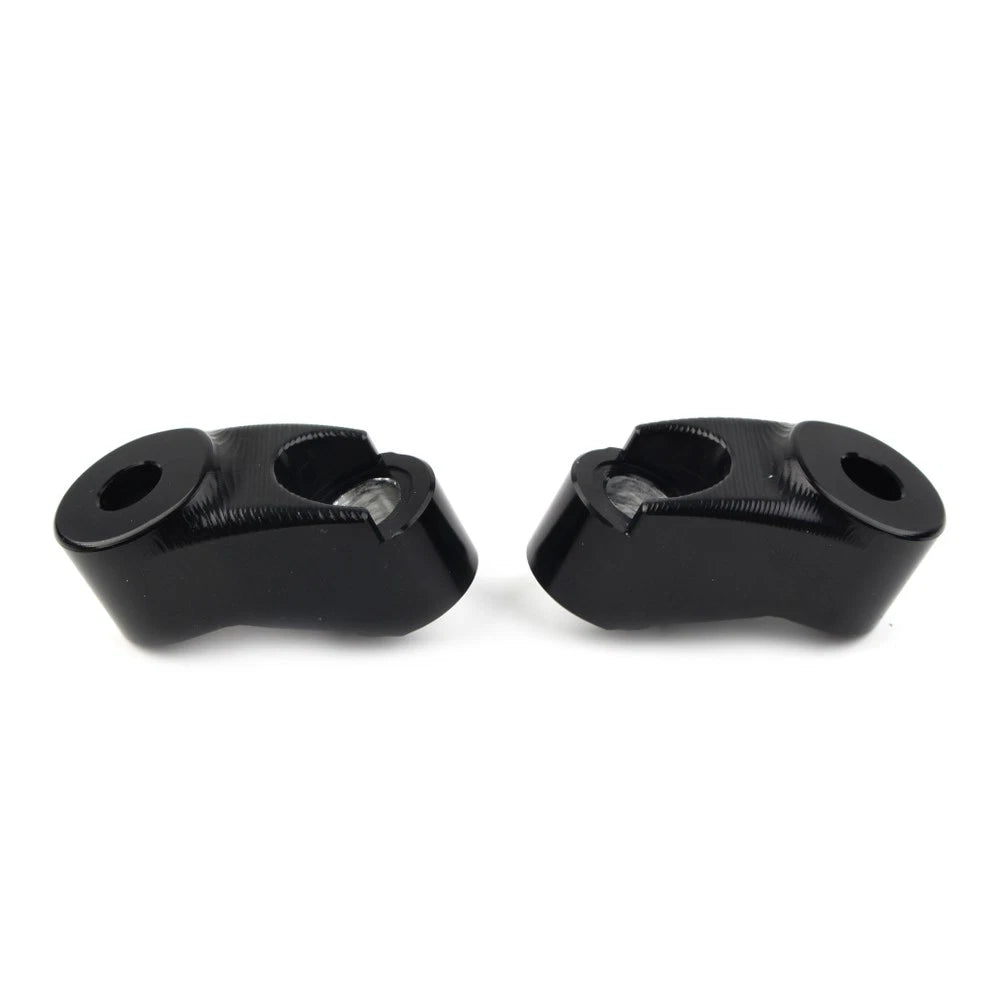 Black Short Front Turn Signal Mounts 39mm 49mm Forks for Harley Sportster FXR
