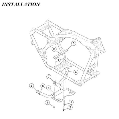 Adjustable Service Center Stand for Harley Touring 2009-20 91573-09A Replacement