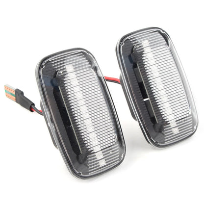 Dynamic LED Sequential Side Marker Turn Amber Light Fit Toyota Land Cruiser