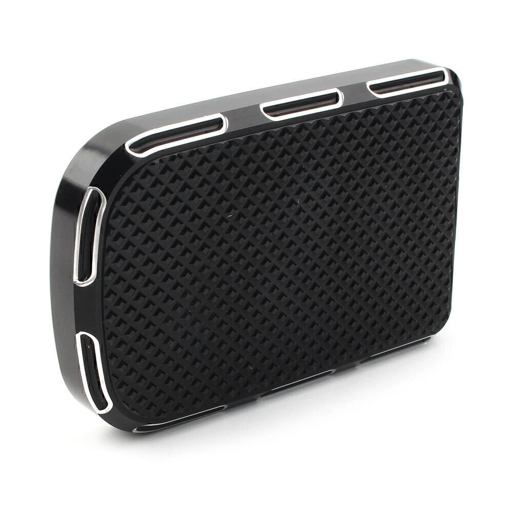 Brake Pedal Pad Cover For Harley Touring Electra Street Tri Glide FLD Black USA