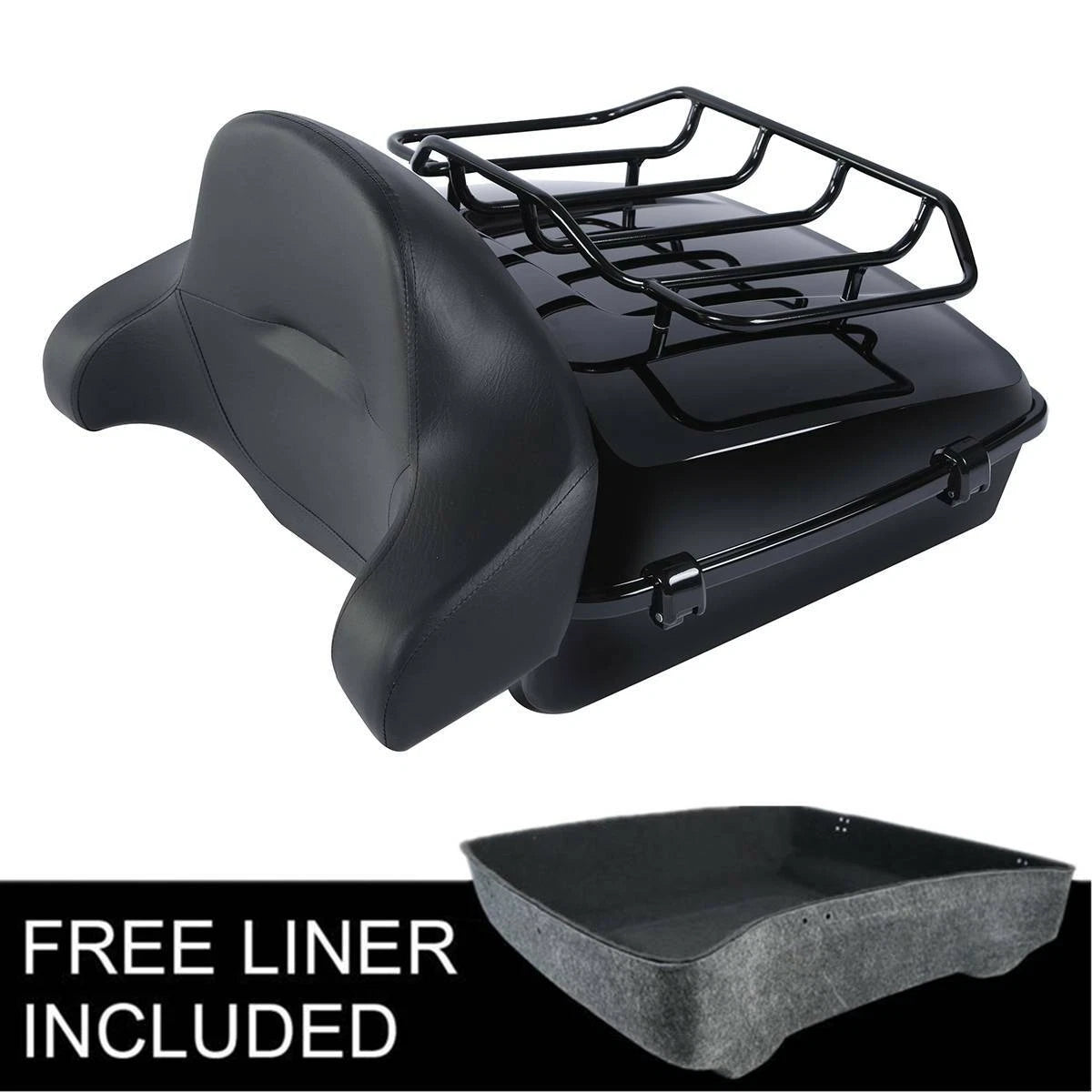 Chopped Trunk Two Up Mount Rack Fit For Harley Touring  Electra Road Glide 97-08