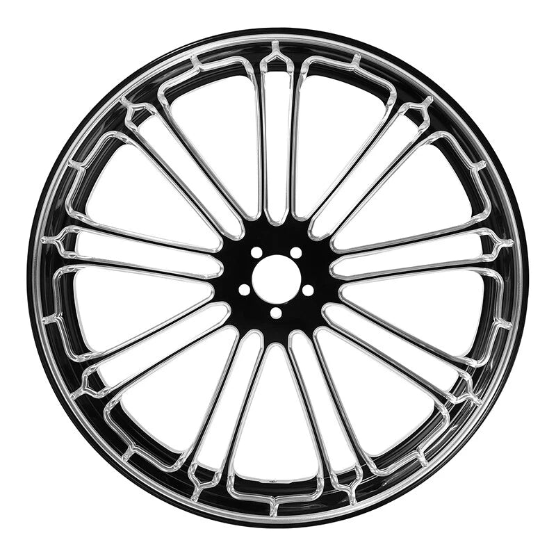 21" Front Wheel Rim Dual Disc Hub Fender Fit For Harley Street Glide ABS 2008-25