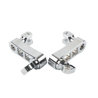 Foot Peg Mount Extensions For Harley Sportster XL883 XL1200 Softail Dyna Chrome