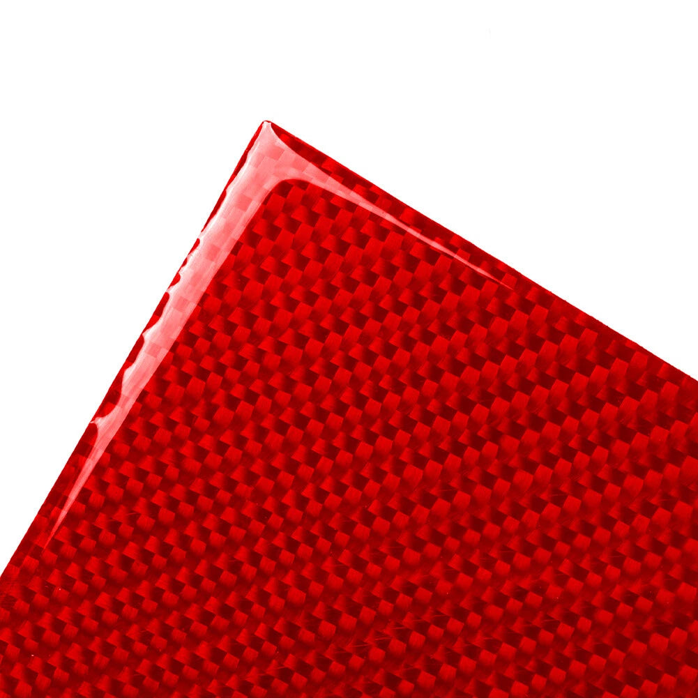 Carbon Fiber Window Lift Panel Switch Cover Trim For Honda Accord 2003-2007 Red