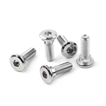 5x M8x25mm x 1.25 Steel Bolts Ti Hex Socket Disc Brake Rotor Screws Fasteners US