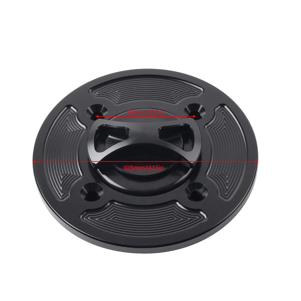 Gas Fuel Tank Cap Cover CNC Red For DUCATI Panigale V4/S/R 2018-2021