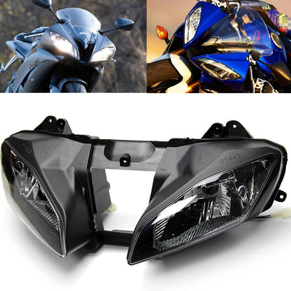 Front Headlight Headlamp Assembly Clear For Yamaha YZF R6 YZF-R6 YZFR6 2008-2016