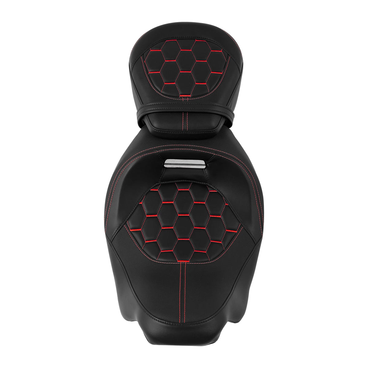 Driver Passenger Gel Seat Fit For Harley Touring Street Glide 2009-2023 22 Black