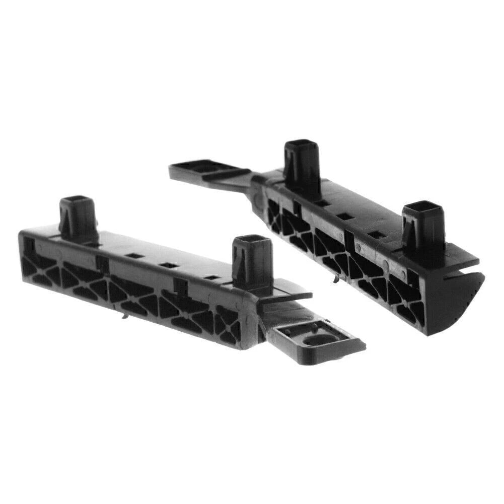 2PCS Bumper Bracket Front Left & Right Side Set Fit Nissan Versa 2007-2012 Black