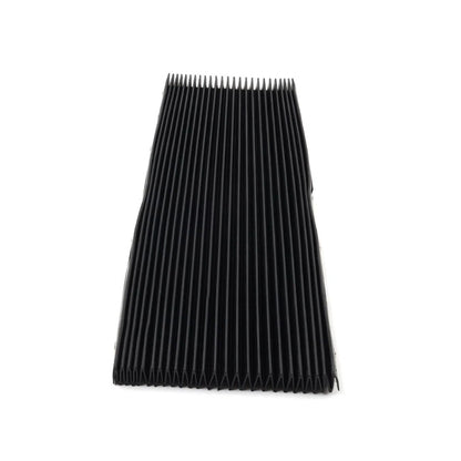 1pc 400x600mm Rubber Accordion Way Cover for Bridgeport Milling Machine Tool Blk