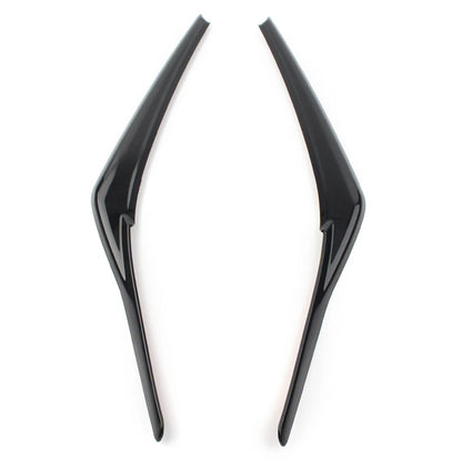 Headlight Eyebrow Decoration Cover Trim Black Fit Toyota Camry SE XSE 2018-2024