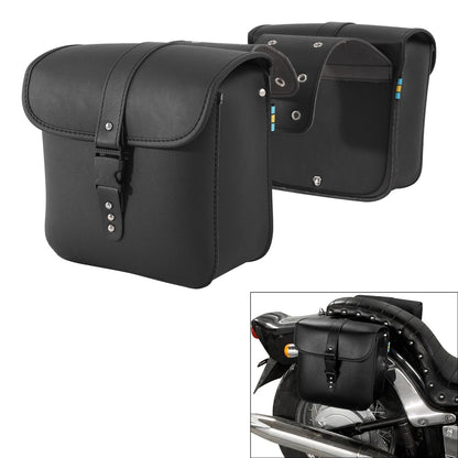 Universal Side Saddle Bags Saddlebags Luggage For Harley Yamaha Honda Suzuki US