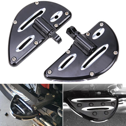 Rear Driver Passenger Floorboards Footrest Foot Pegs Footpegs For Harley Touring